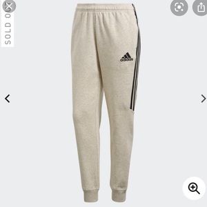 ADIDAS TIRO 17 SWEAT PANTS DW8070 SIZE XL  BEIGE